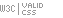 valid css!